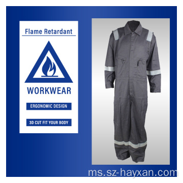 Keselamatan Pelindung Kebakaran Proof Coverall Aramid Clothing